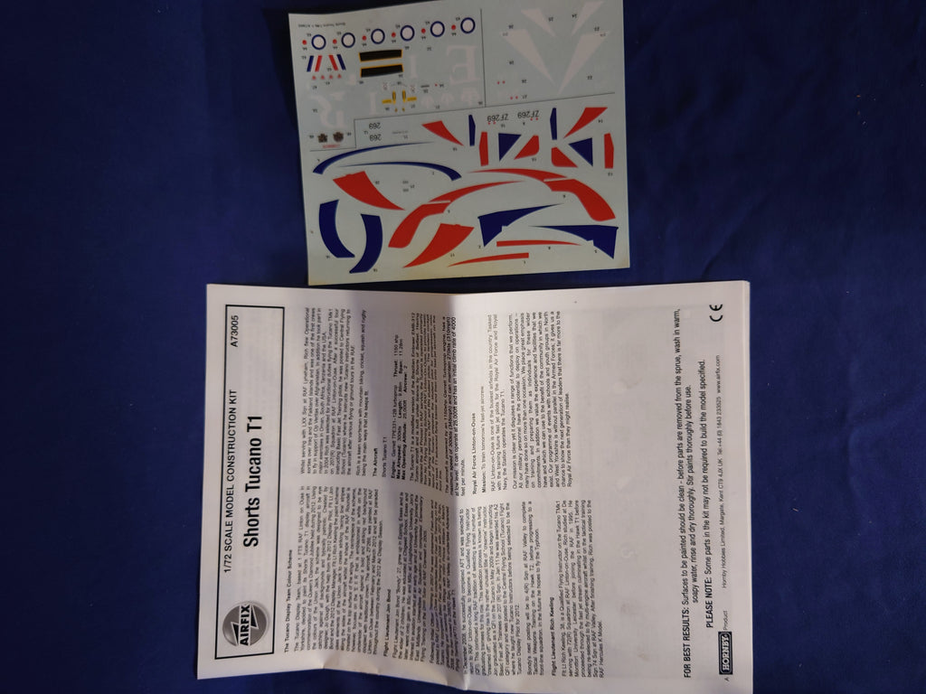 Airfix 1/72 The Queen's Diamond Jubilee Shorts Tucano T.1 Limited Edition 1000 (A73005)