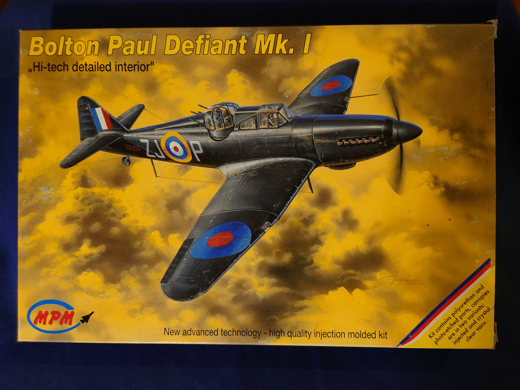 MPM 1/72 Boulton Paul Defiant Mk.I „Hi-tech detailed interior” (72530)