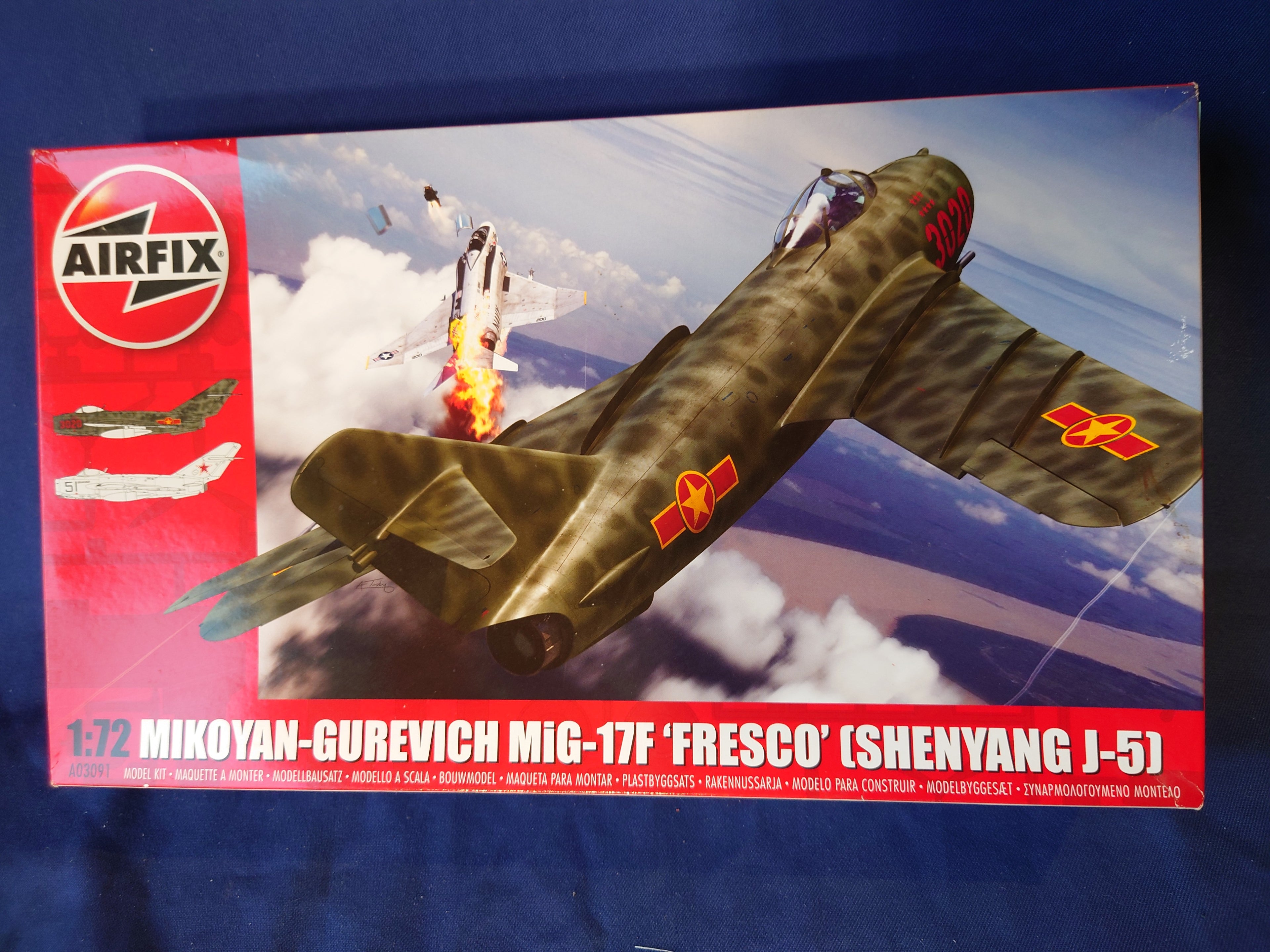 Airfix 1/72 Mikoyan-Gurevich MiG-17F 'Fresco' [Shenyang J-5] (A03091)