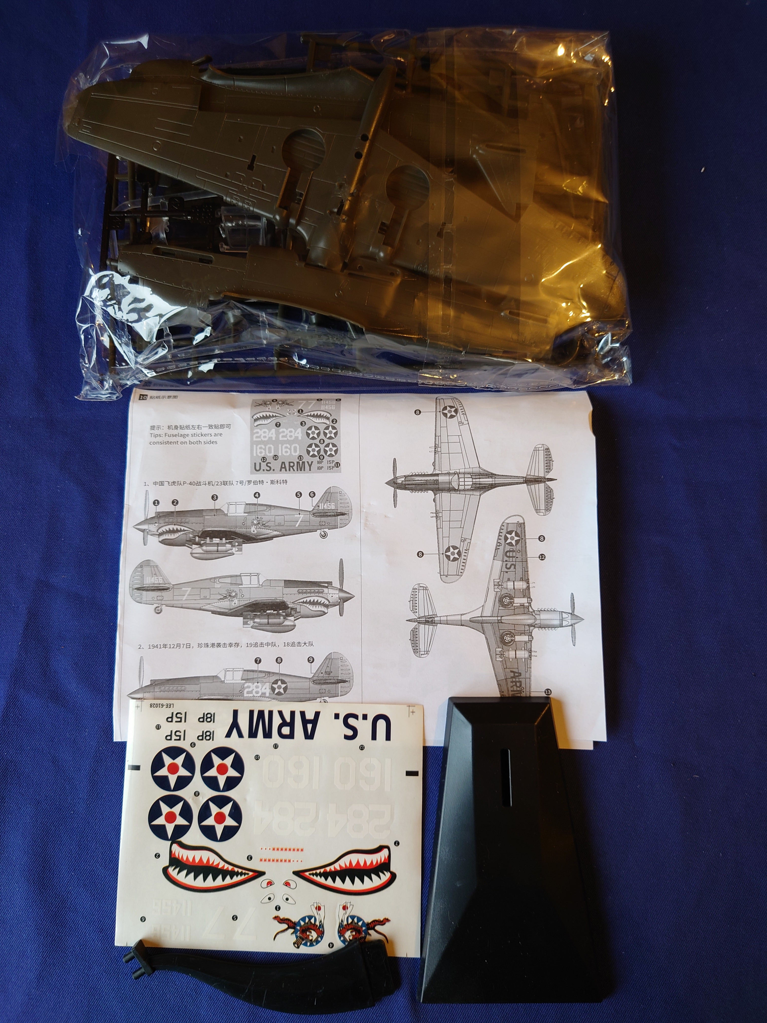 Xixili Model 1/48 Flying Tigers P-40 Fighter Jet (LEE-61028-32)