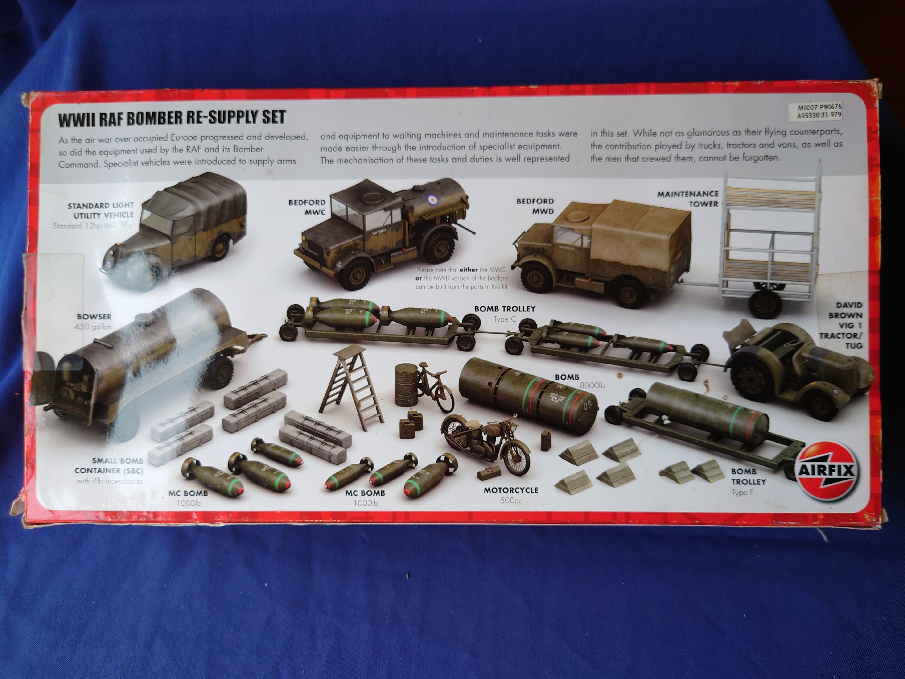 Airfix 1/72 WWII RAF Bomber Re-Supply Set (A05330)