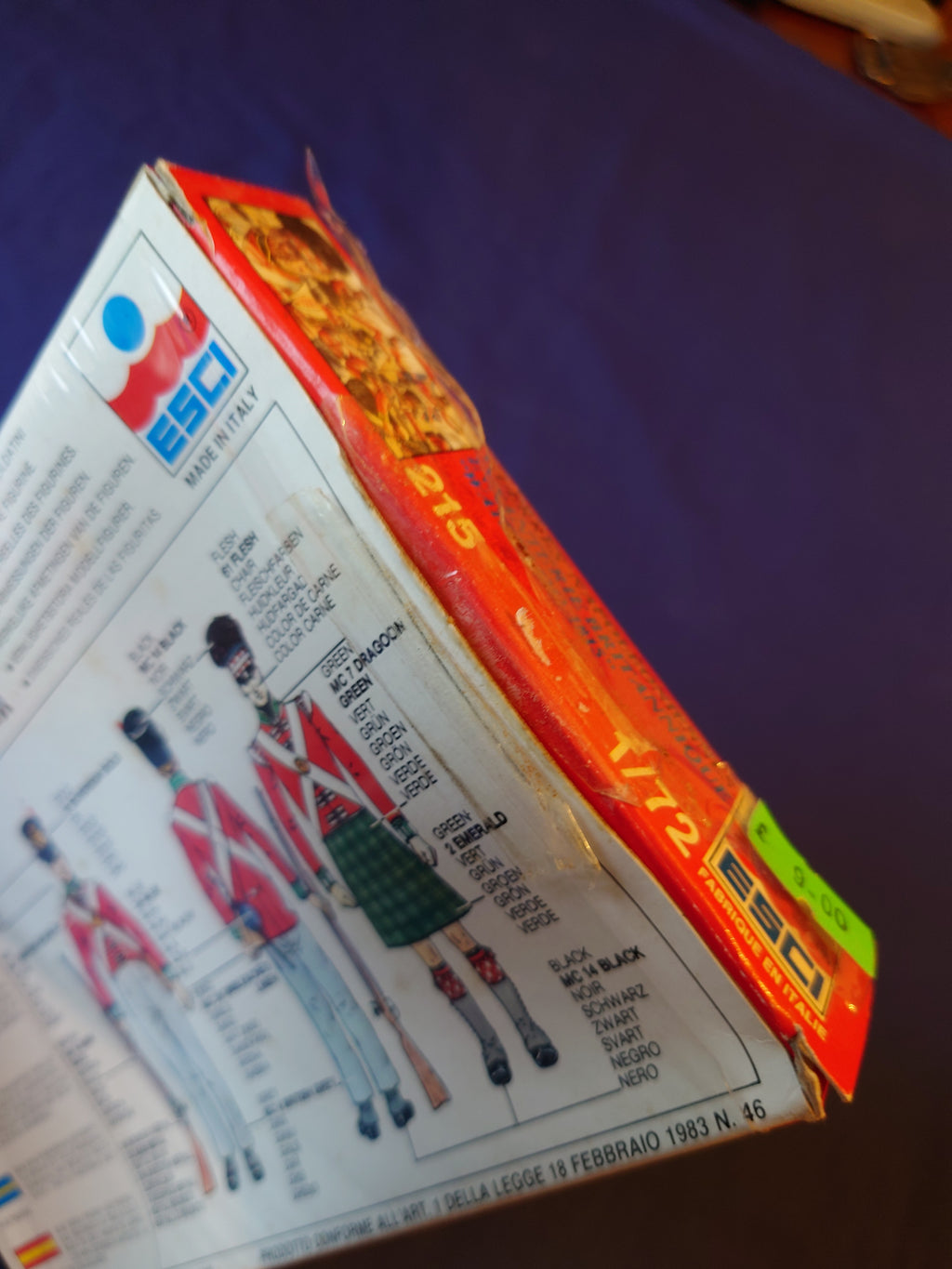 Esci 1/72 Napoleonic Wars British Infantry Waterloo 1815 (215)