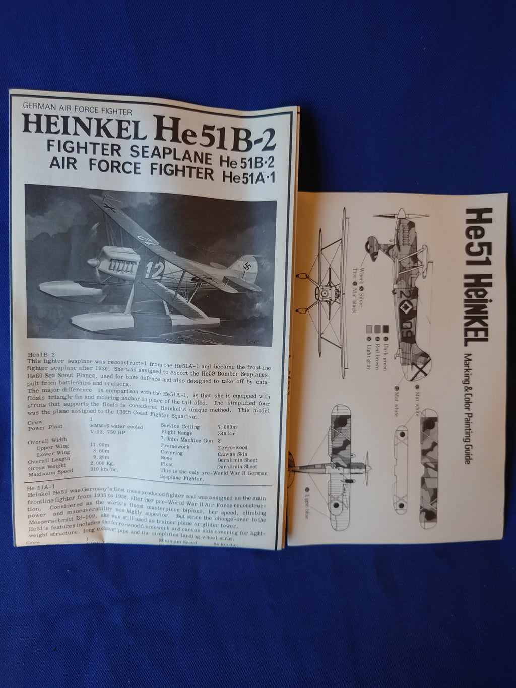 Hasegawa 1/72 He51B-2 Heinkel (B16)