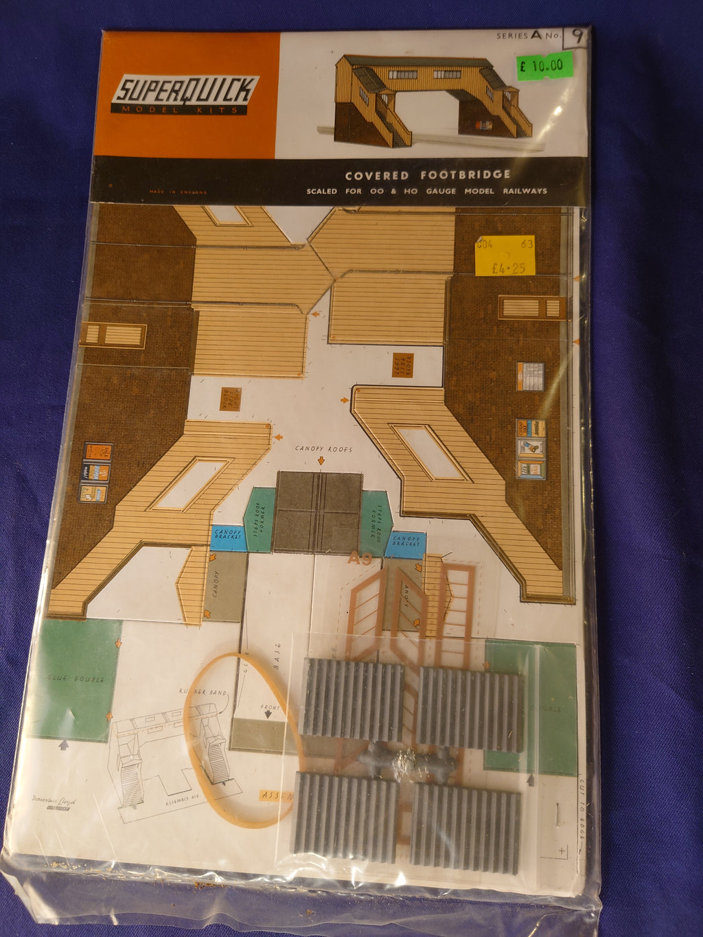 SuperQuick OO HO Series A Covered Footbridge (9)