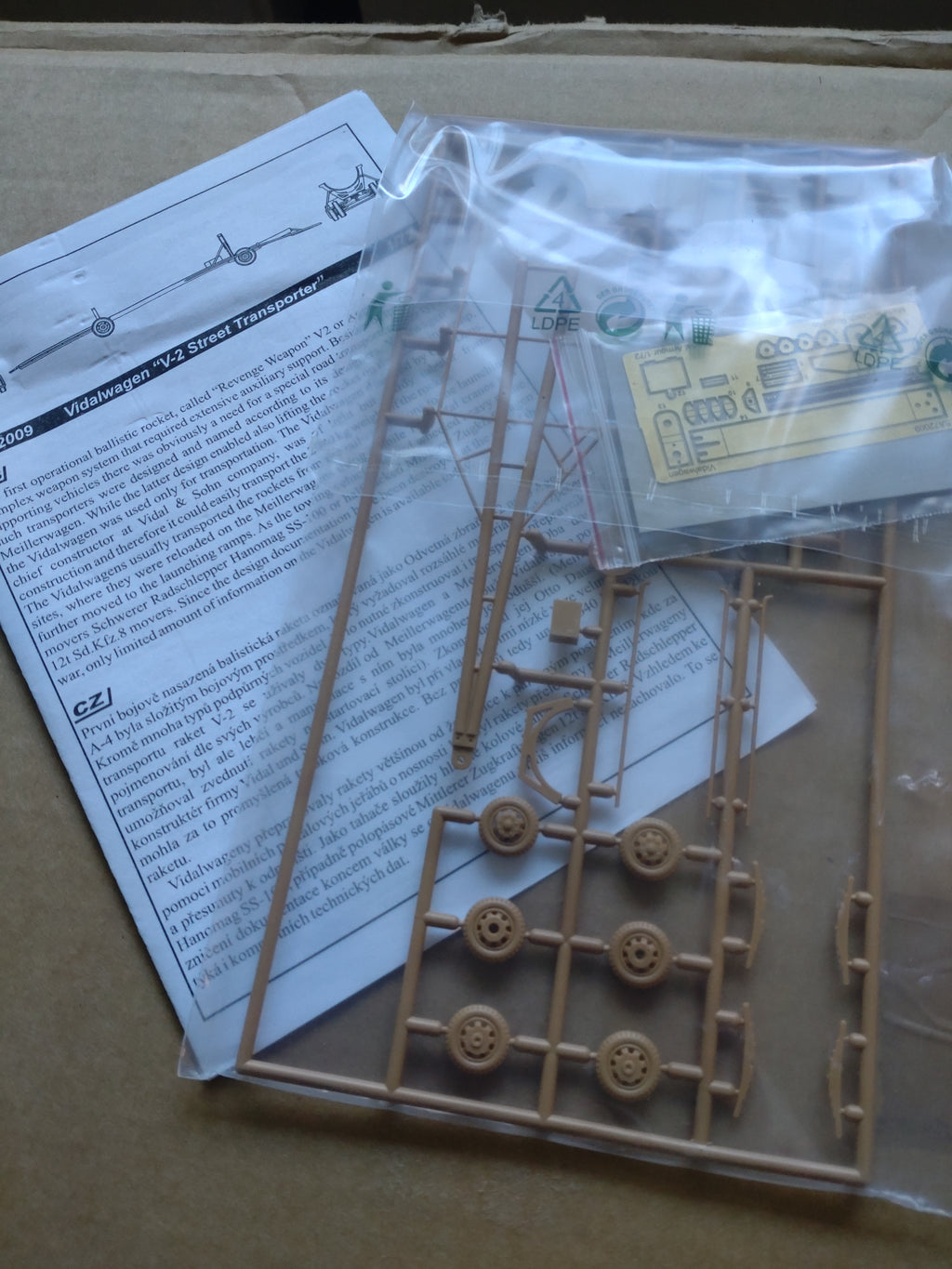 Special Armour 1/72 Vidalwagen Road V-2 Transporter (SA72009)