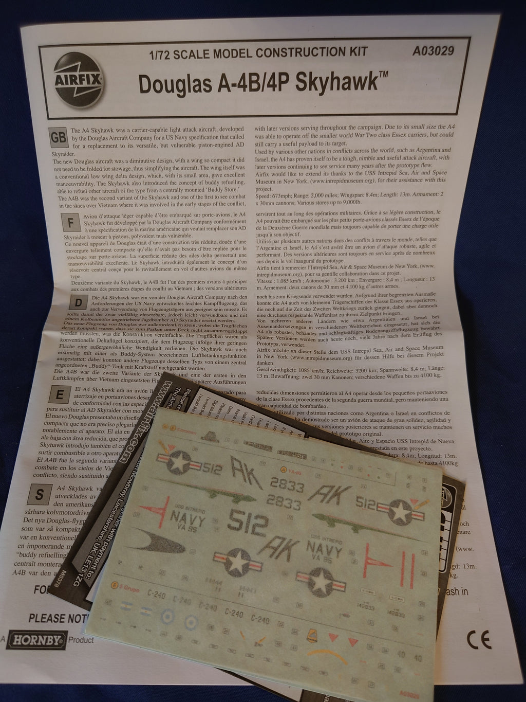 Airfix 1/72 Douglas A-4B/4P Skyhawk (A03029)