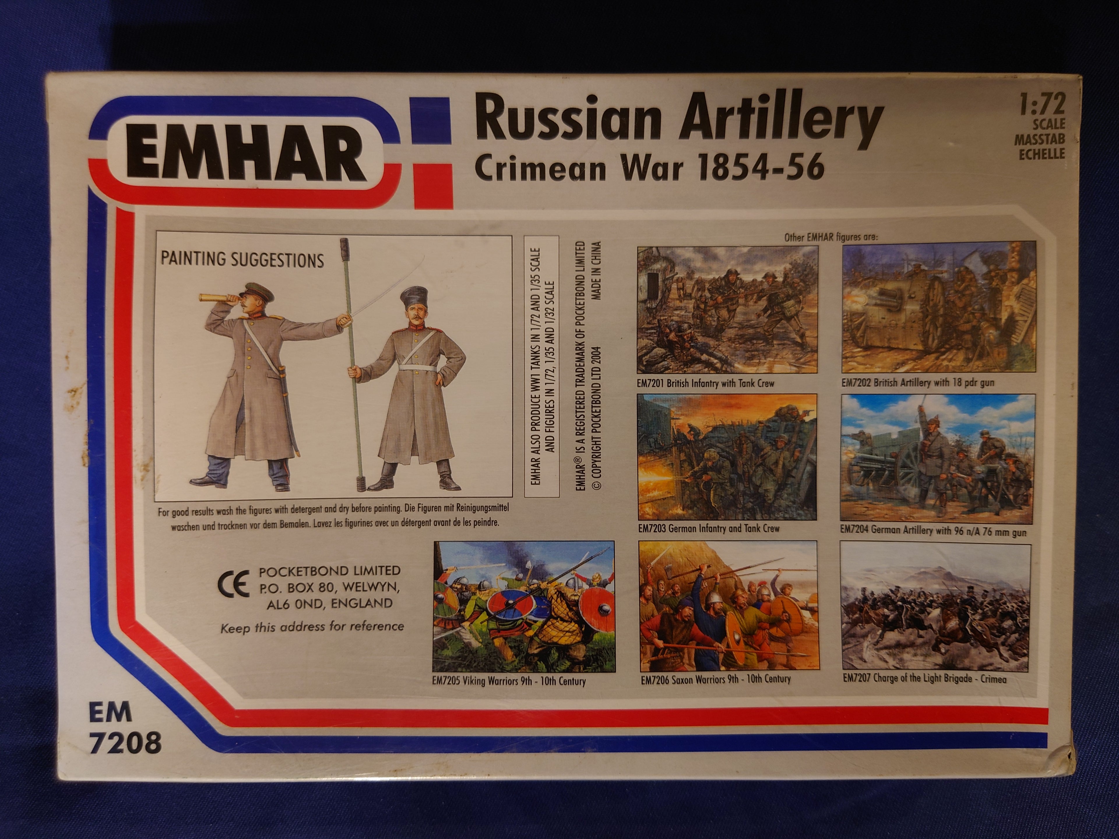 Emhar 1/72 Russian Artillery Crimean War 1854-56 (EM7208)