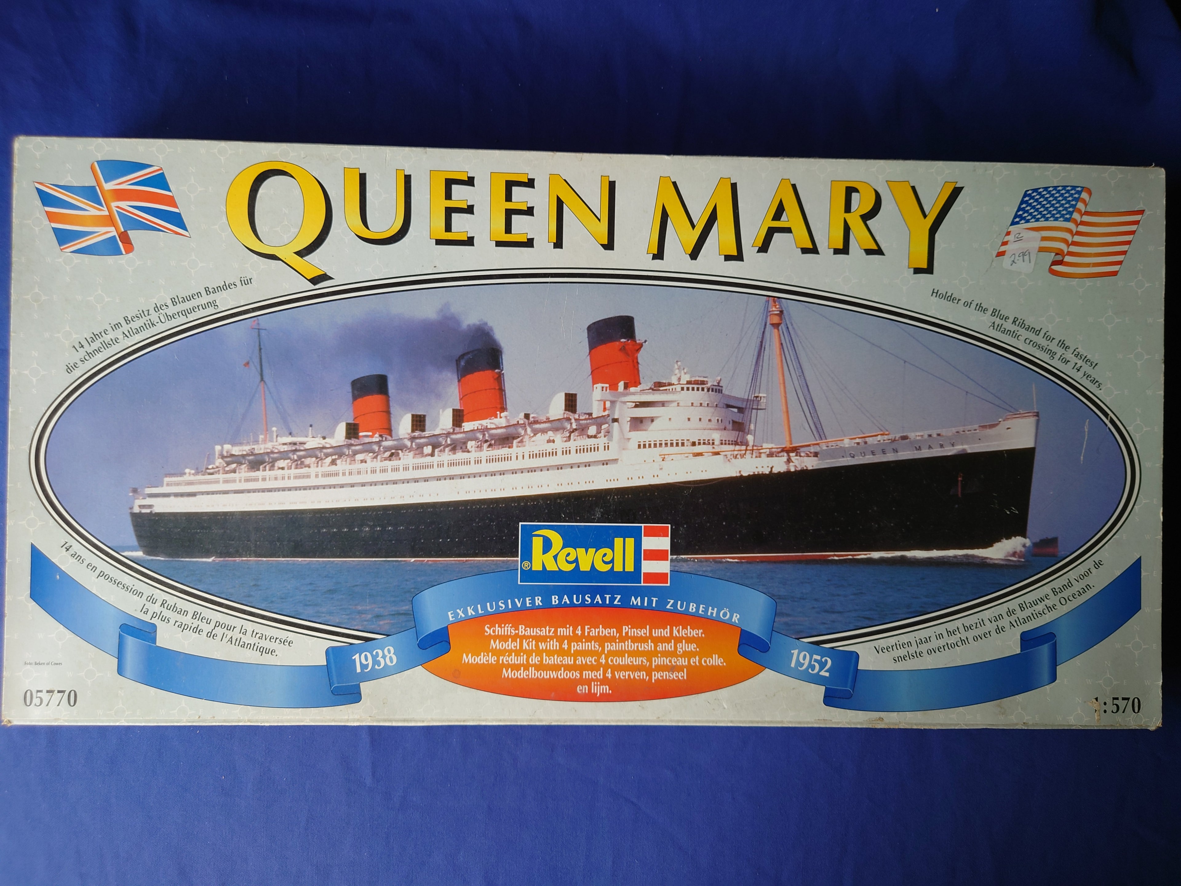 Revell 1/570 Queen Mary Gift Set (05770)