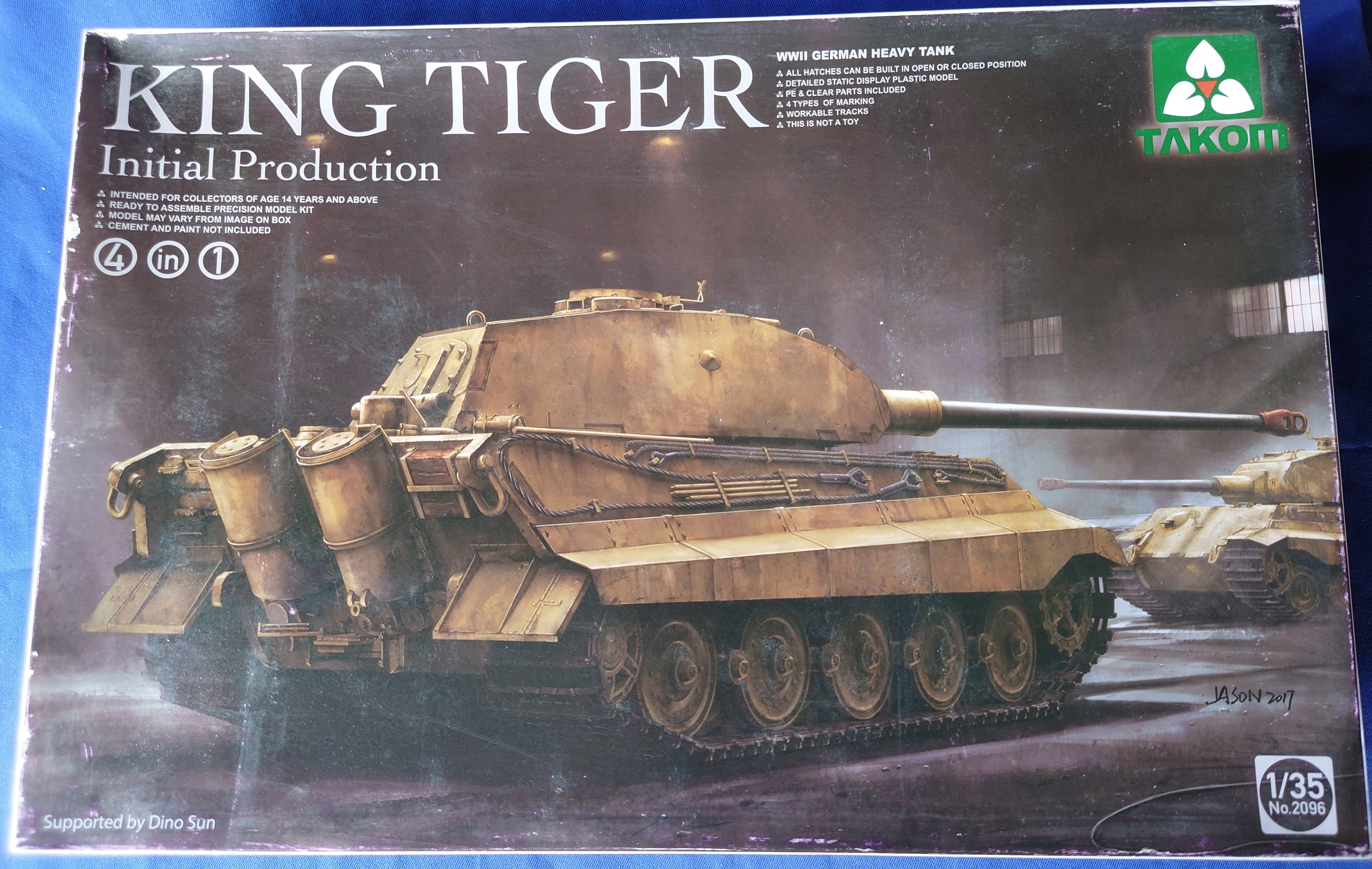 Takom 1/35 WWII German Heavy Tank King Tiger Initial production (2096)