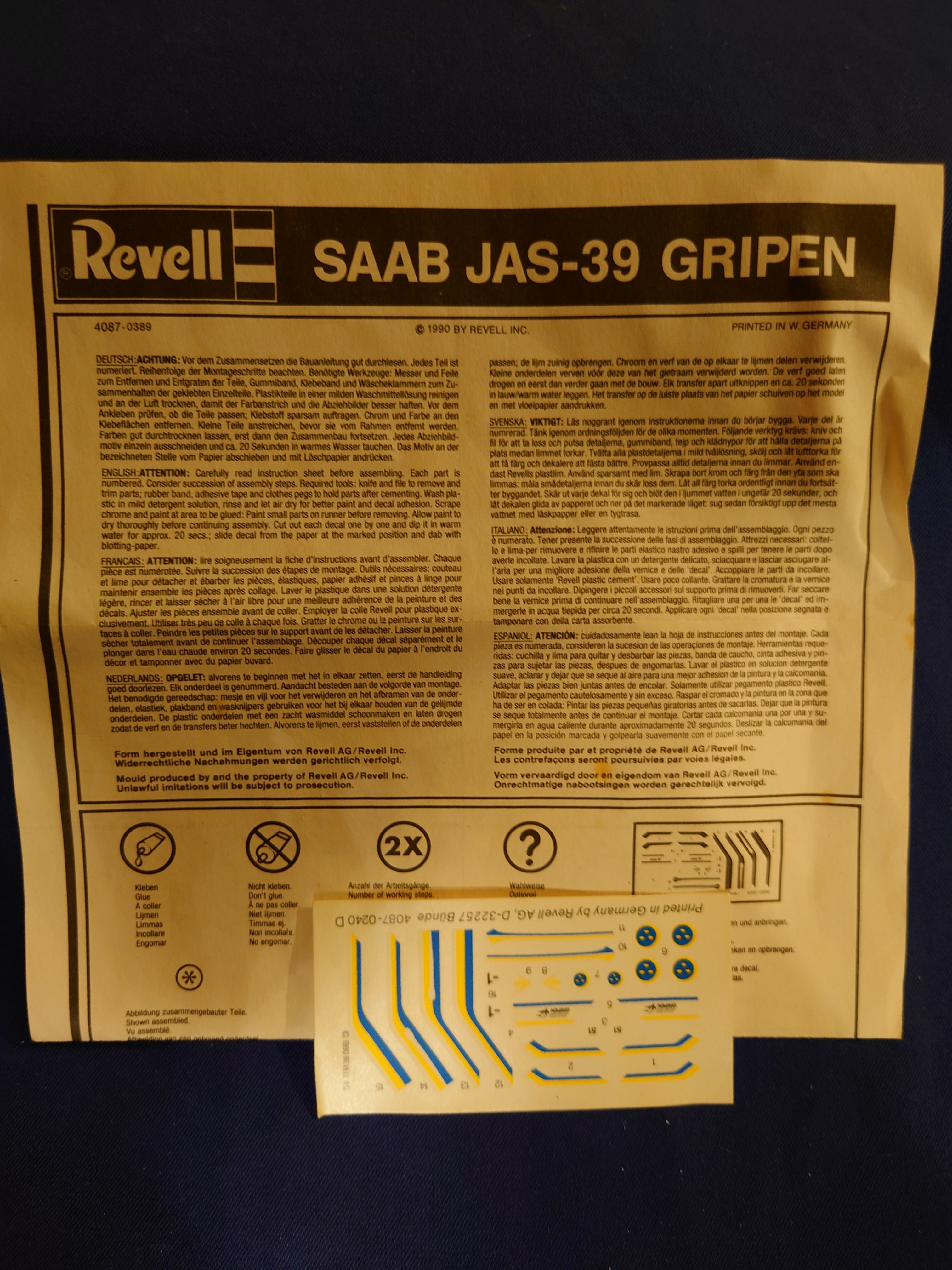 Revell 1/144 Saab JAS-39 Gripen (04087)