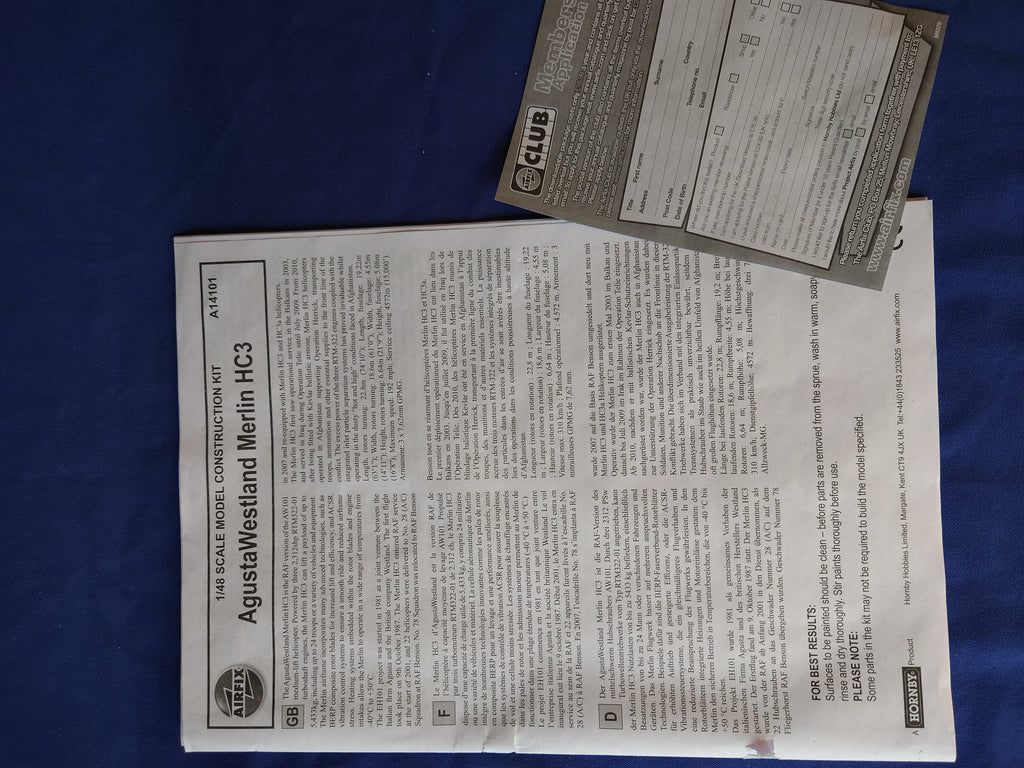 Airfix 1/48 AgustaWestland Merlin HC3 Operation Herrick Afghanistan (A14101)