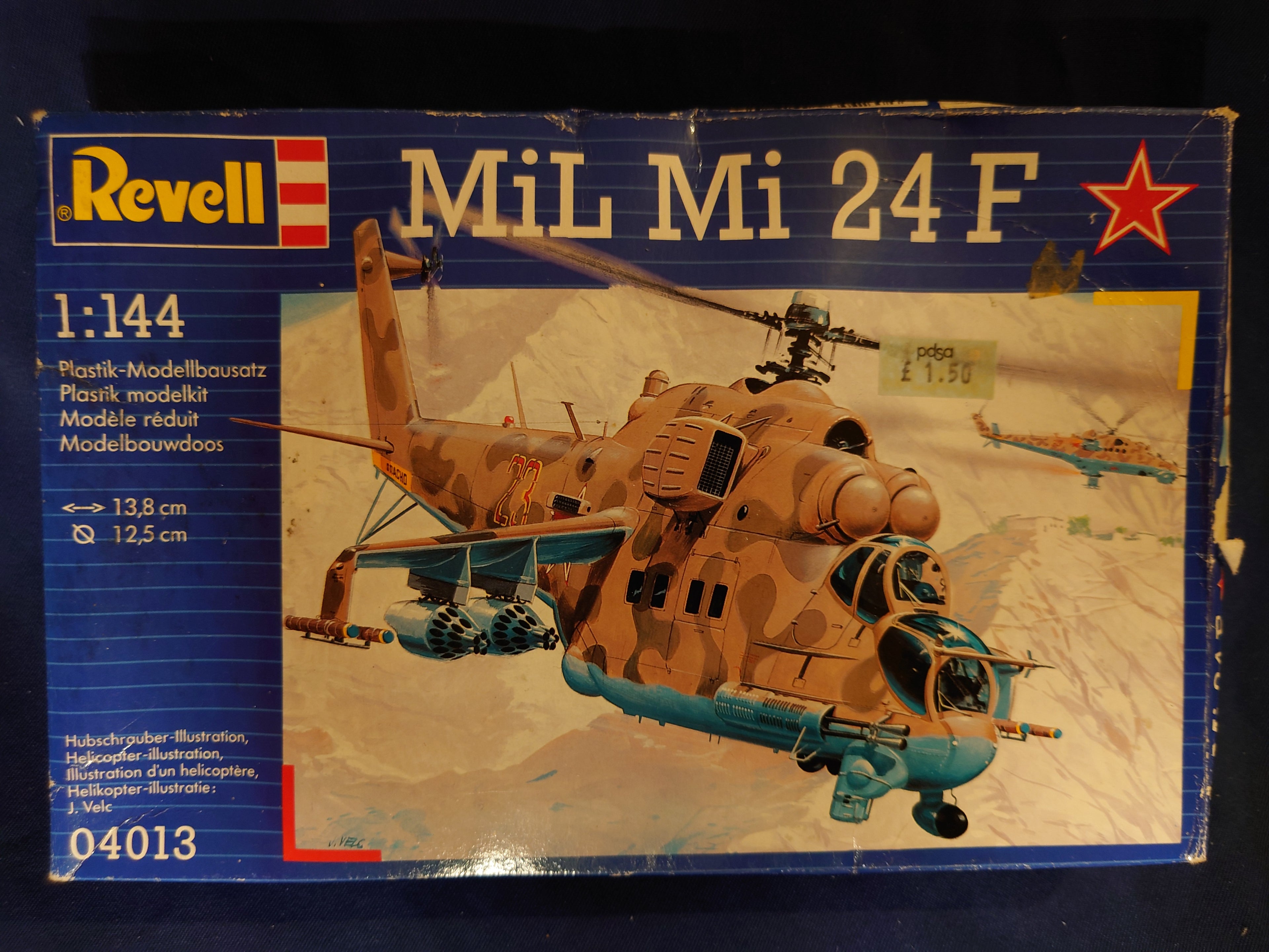 Revell 1/144 MiL Mi 24F (No Decals) (04013)