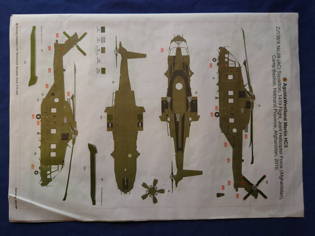 Airfix 1/48 AgustaWestland Merlin HC3 Operation Herrick Afghanistan (A14101)