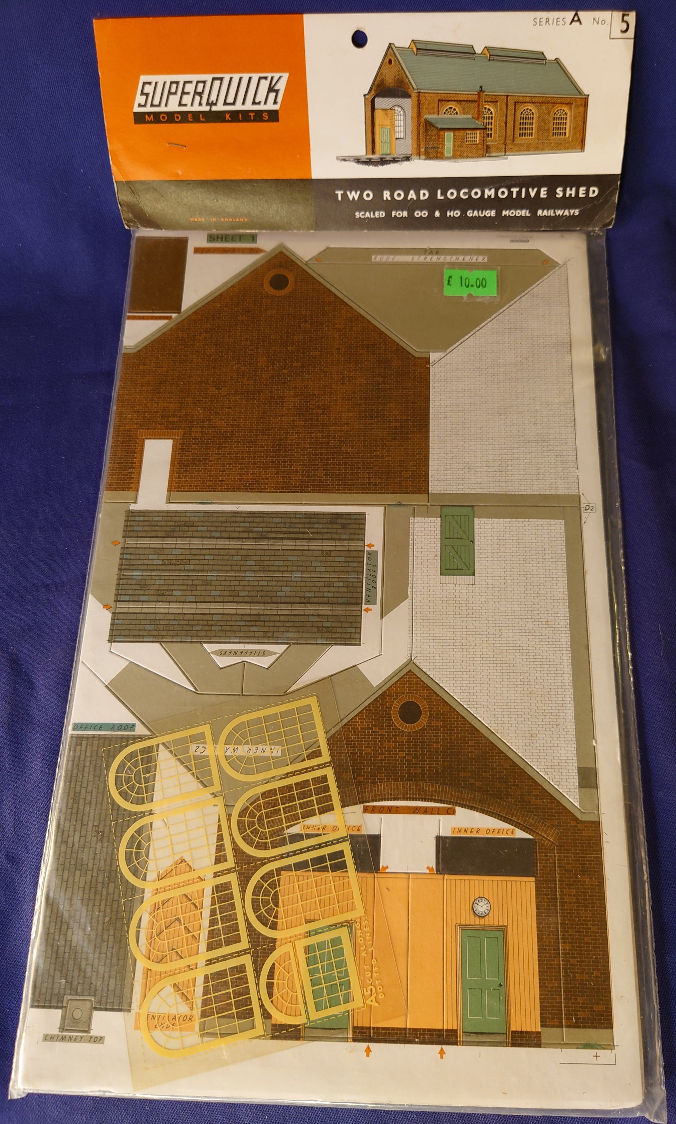 SuperQuick OO HO Series A Two Road Locomotive Shed (5)