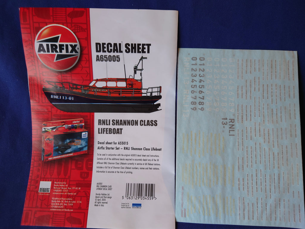 Airfix 1/72  Starter set RNLI Shannon Class Lifeboat (No paints) (A55015)