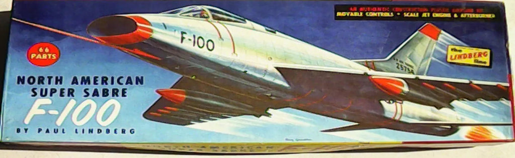 The Lindberg Line 1/4 Scale 1/48 North American Super Sabre F-100 (528-98)