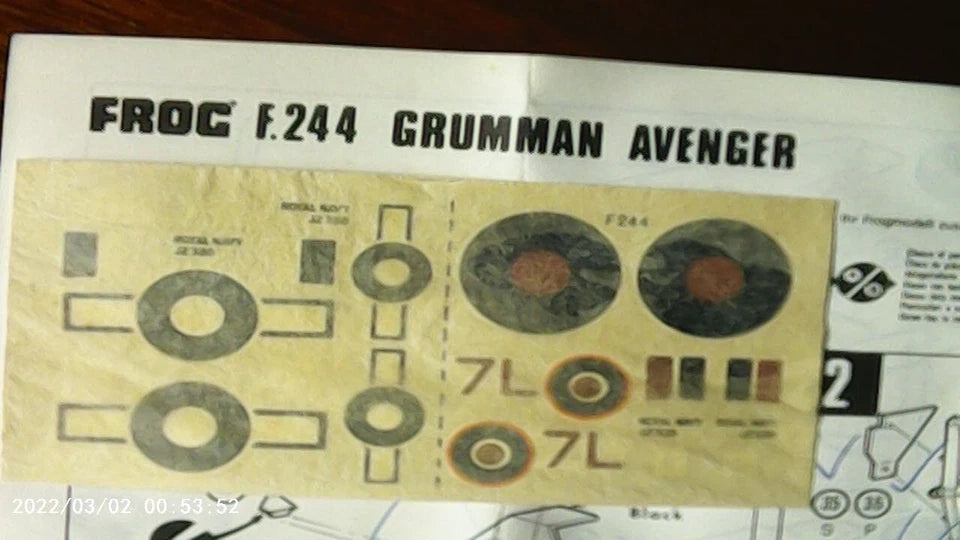 Frog 1/72 Grumman Avenger Mk. II (F244)