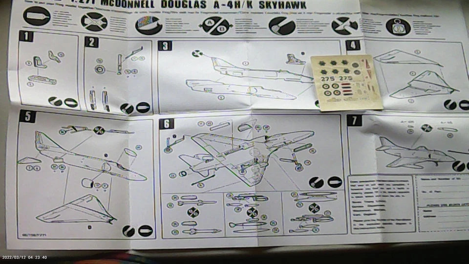 Frog 1/72 McDonnell Douglas A-4 Skyhawk (F271)