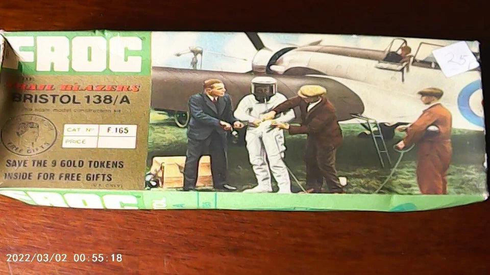 Frog 1/72 Bristol 138/A (F165)