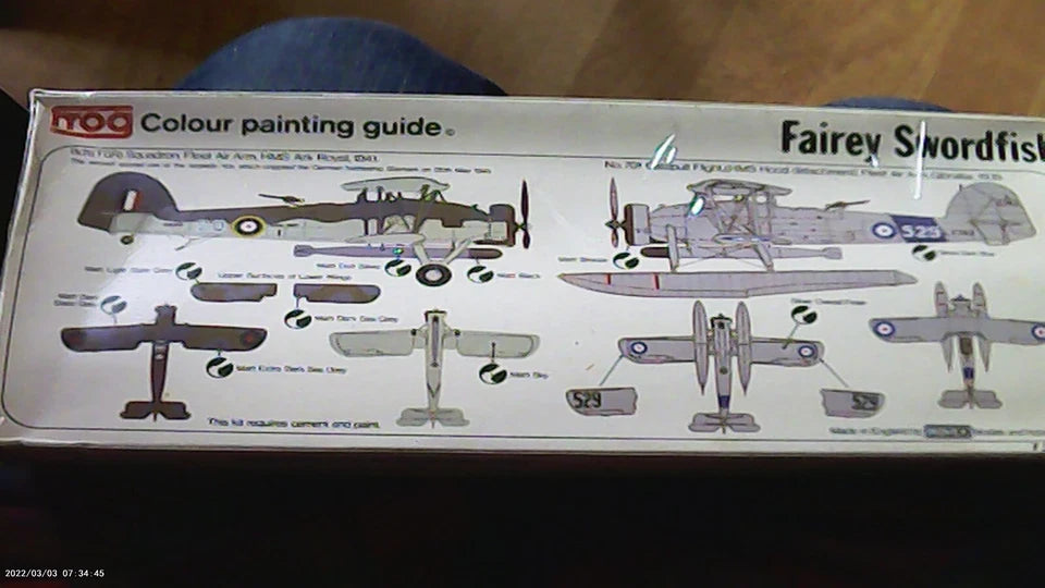 Frog 1/72 Swordfish Mk. I Torpedo Plane (Film Sealed) (F258)