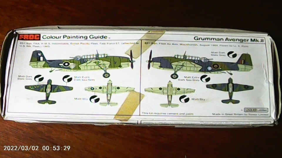 Frog 1/72 Grumman Avenger Mk. II (F244)