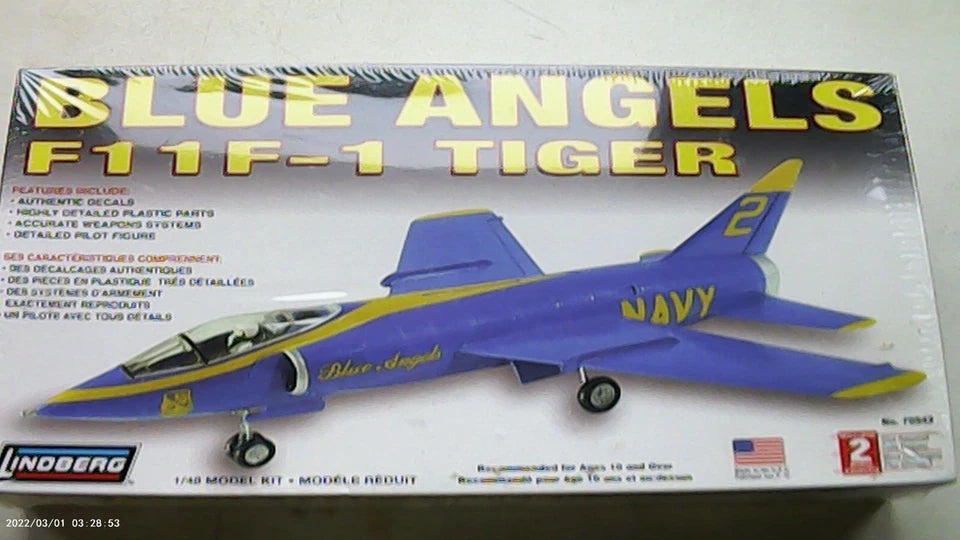 The Lindberg Line 1/48 Blue Angels F11F-1 Tiger (70542)