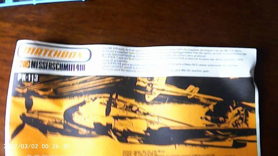 Matchbox 1/72 Messerschmitt Me410.A2/U4 (PK-113)