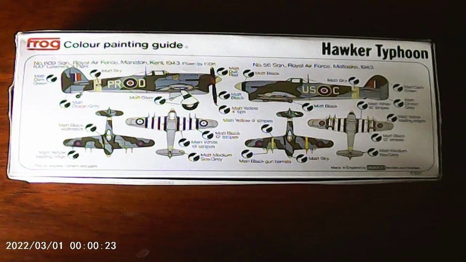 Frog 1/72 Typhoon I.B. (F231)