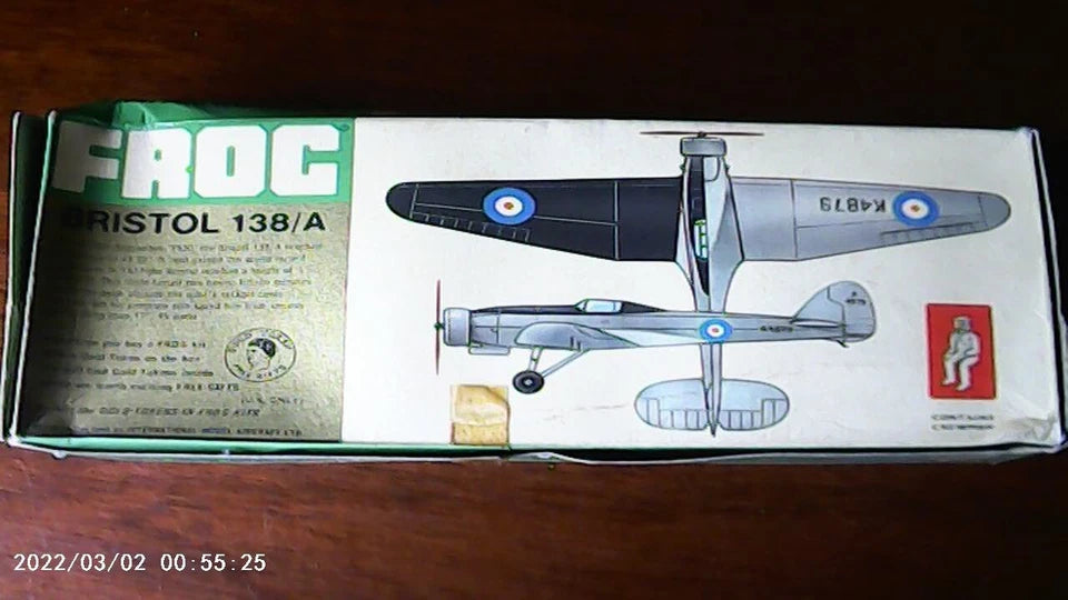 Frog 1/72 Bristol 138/A (F165)