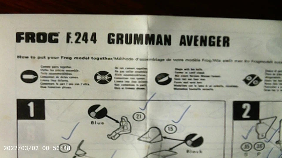 Frog 1/72 Grumman Avenger Mk. II (F244)