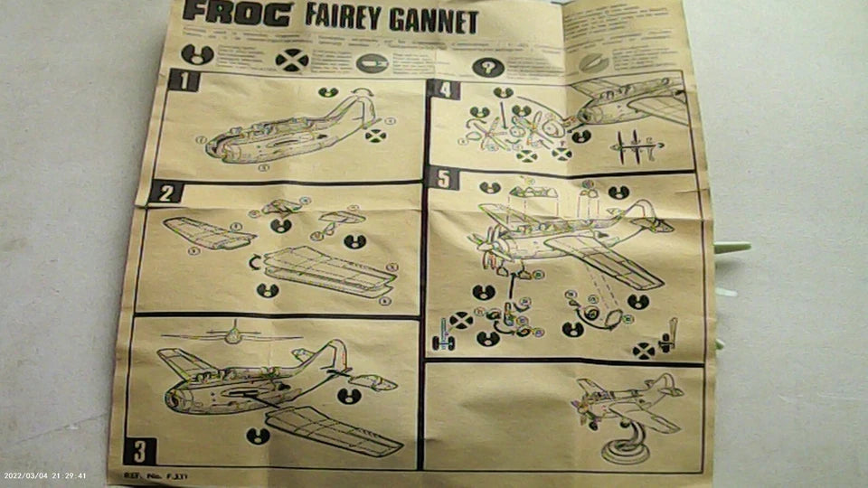 Frog 1/72 Fairey Gannet (F331)