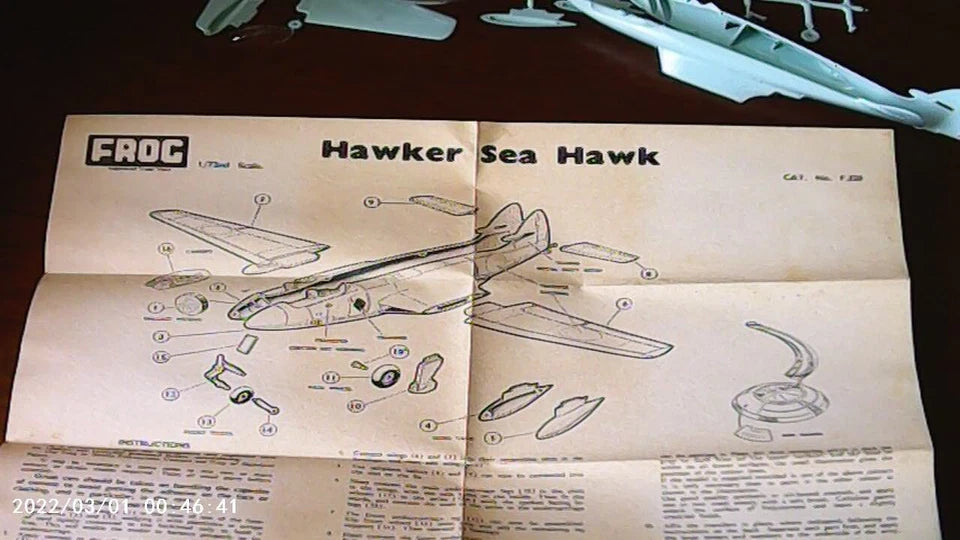 Frog 1/72 Hawker Sea Hawk (F328)