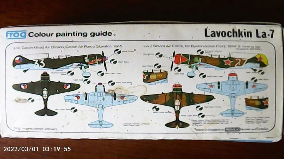 Frog 1/72 Lavochin La-7 Russian Fighter (F404)