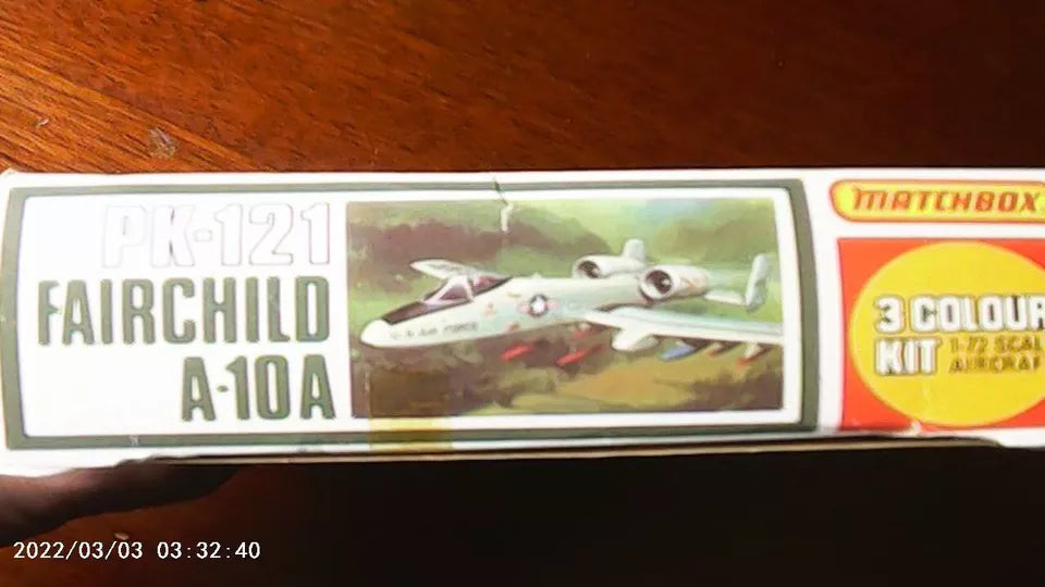 Matchbox 1/72 Fairchild A-10A (PK-121)