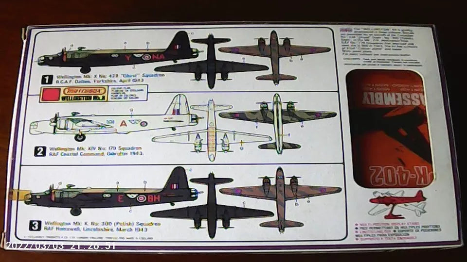 Matchbox 1/72 Wellington Mk. X (PK-402)