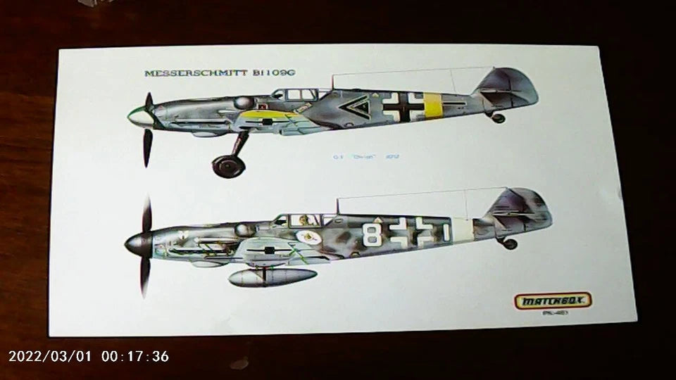 Matchbox 1/48 Messerschmitt Bf109G (PK-461)