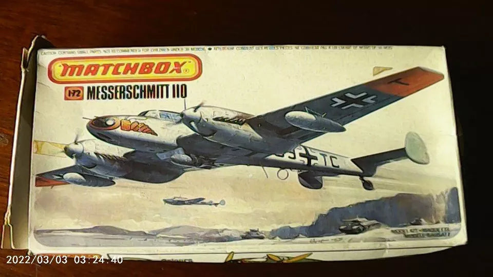 Matchbox 1/72 Messerschmitt 110 (PK-115)