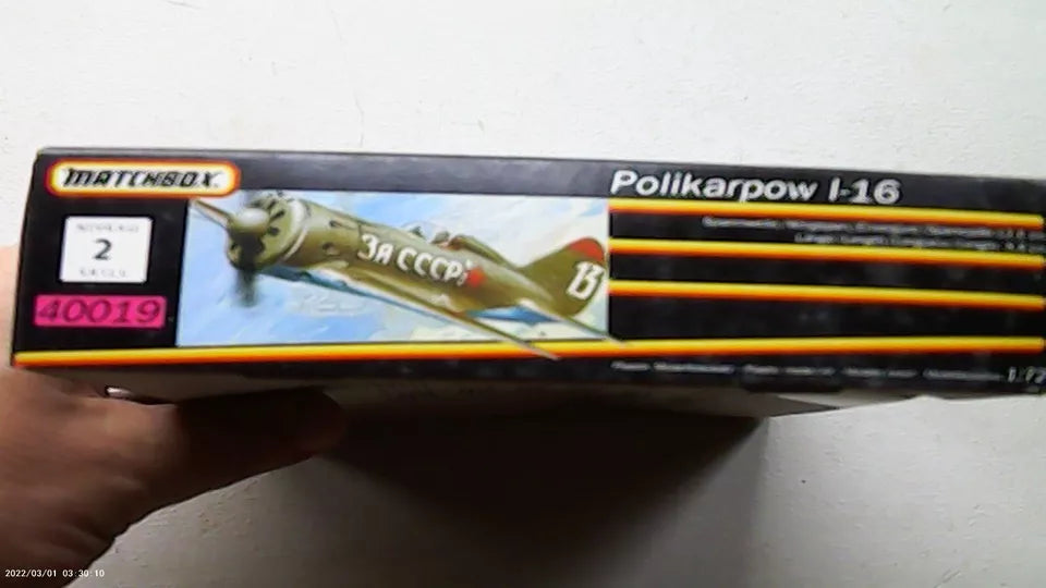 Matchbox 1/72 Polikarpow I-16  (40019)
