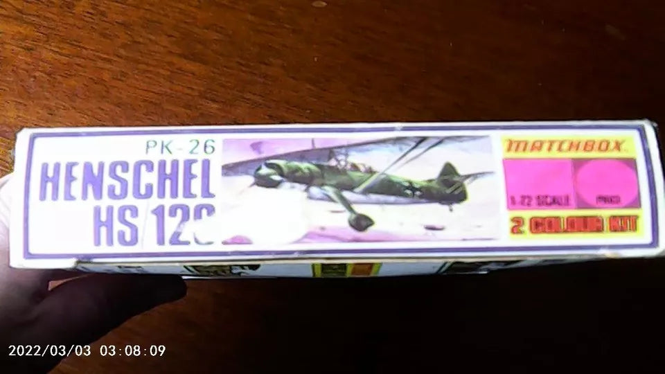 Matchbox 1/72 Henschel HS/126 (PK-26)