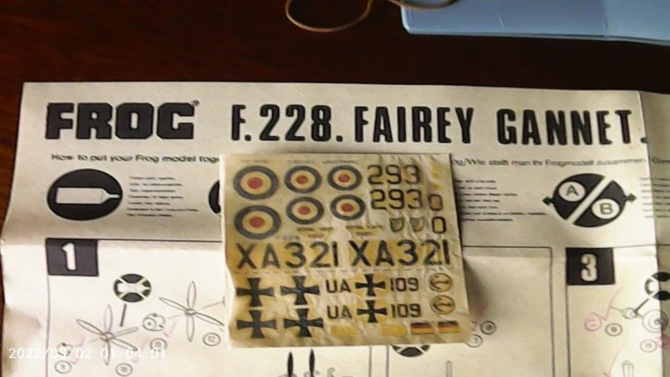 Frog 1/72 Fairey Gannet A.S. Mk I or Mk 4 (F228)