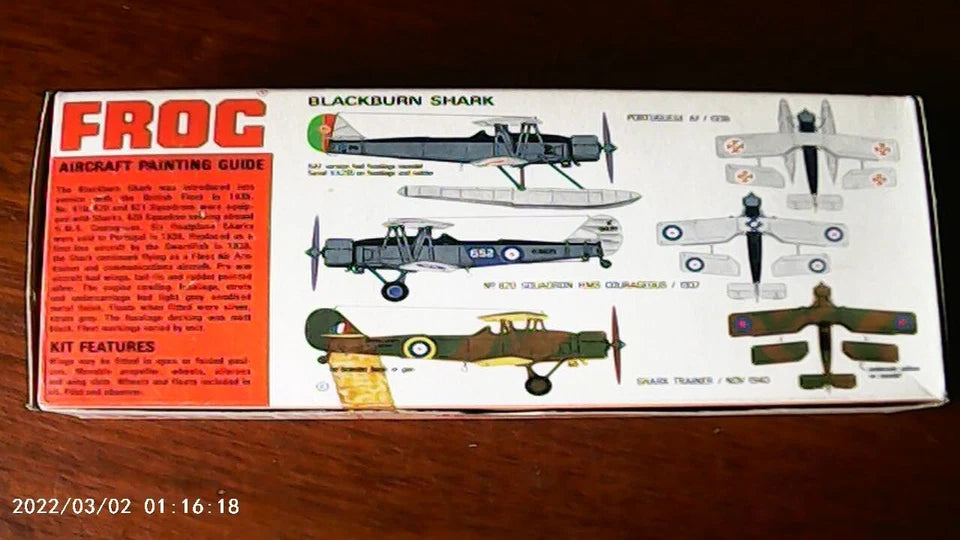 Frog 1/72 Blackburn Shark (Red Boxing) (F179)