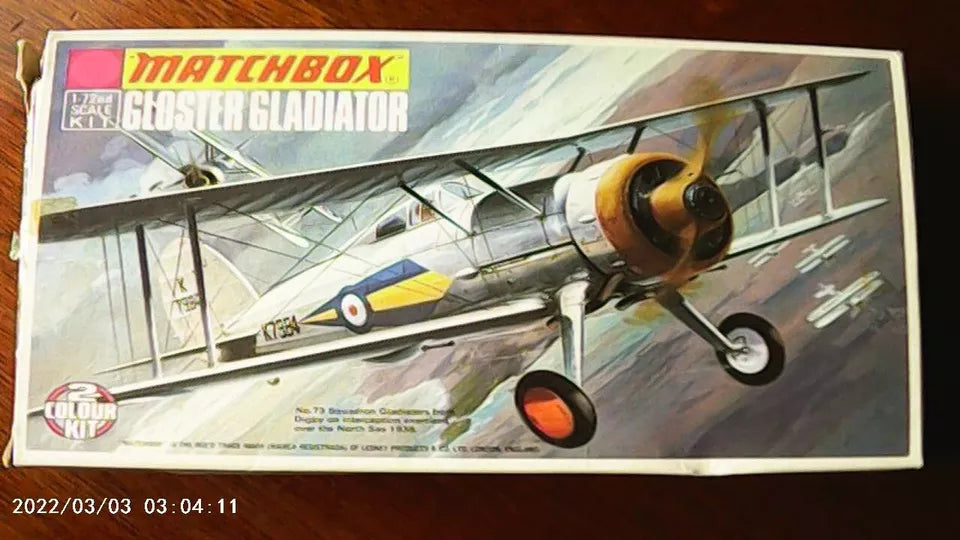 Matchbox 1/72 Gloster Gladiator (PK-8)