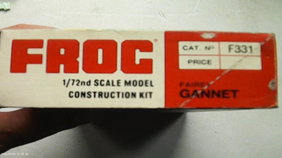 Frog 1/72 Fairey Gannet (F331)