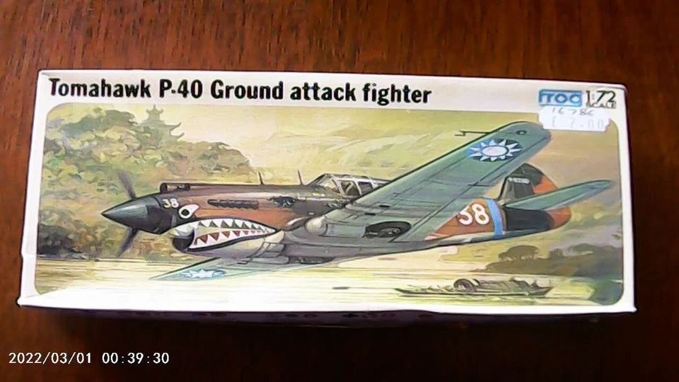 Frog 1/72 Tomahawk P-40 (F428)