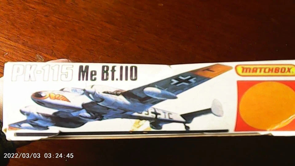 Matchbox 1/72 Messerschmitt 110 (PK-115)