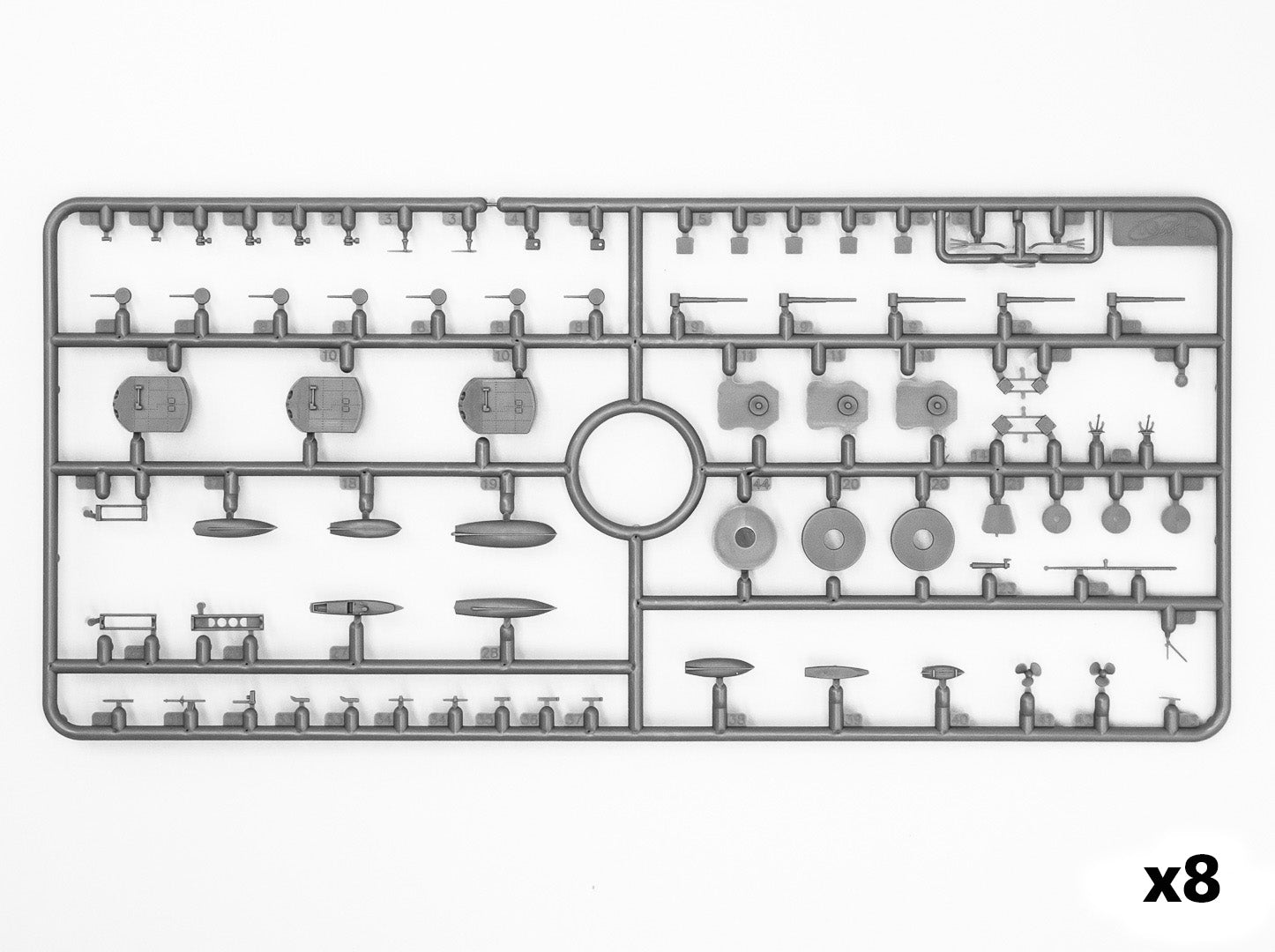 ICM 1/700 Kaiser’s Steel Fist (contains 4 x models) (S.021)