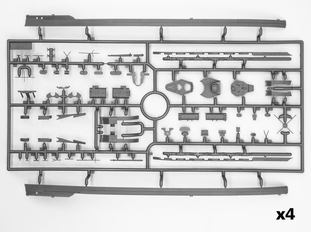 ICM 1/700 Kaiser’s Steel Fist (contains 4 x models) (S.021)