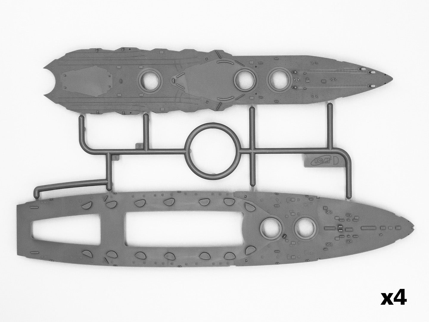 ICM 1/700 Kaiser’s Steel Fist (contains 4 x models) (S.021)