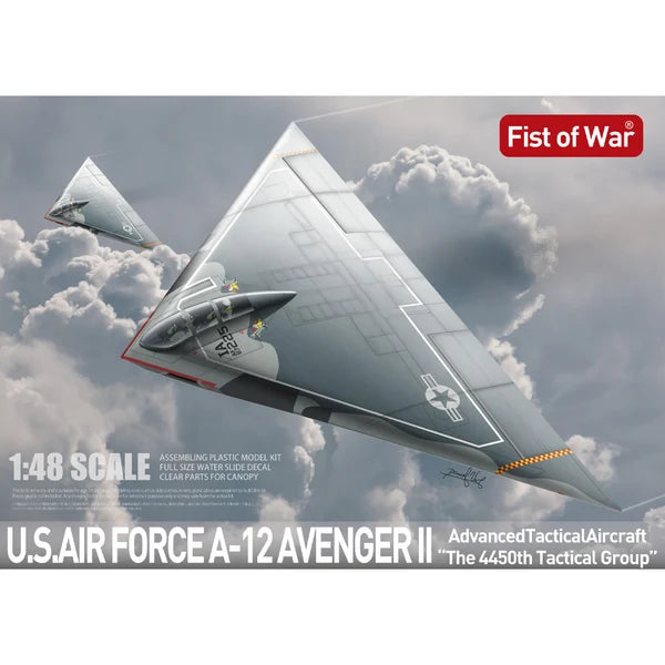 Modelcollect 1/48 Fist of War U.S. Airforce A-12 Avenger II Advanced Tactical Aircraft (UA48005)