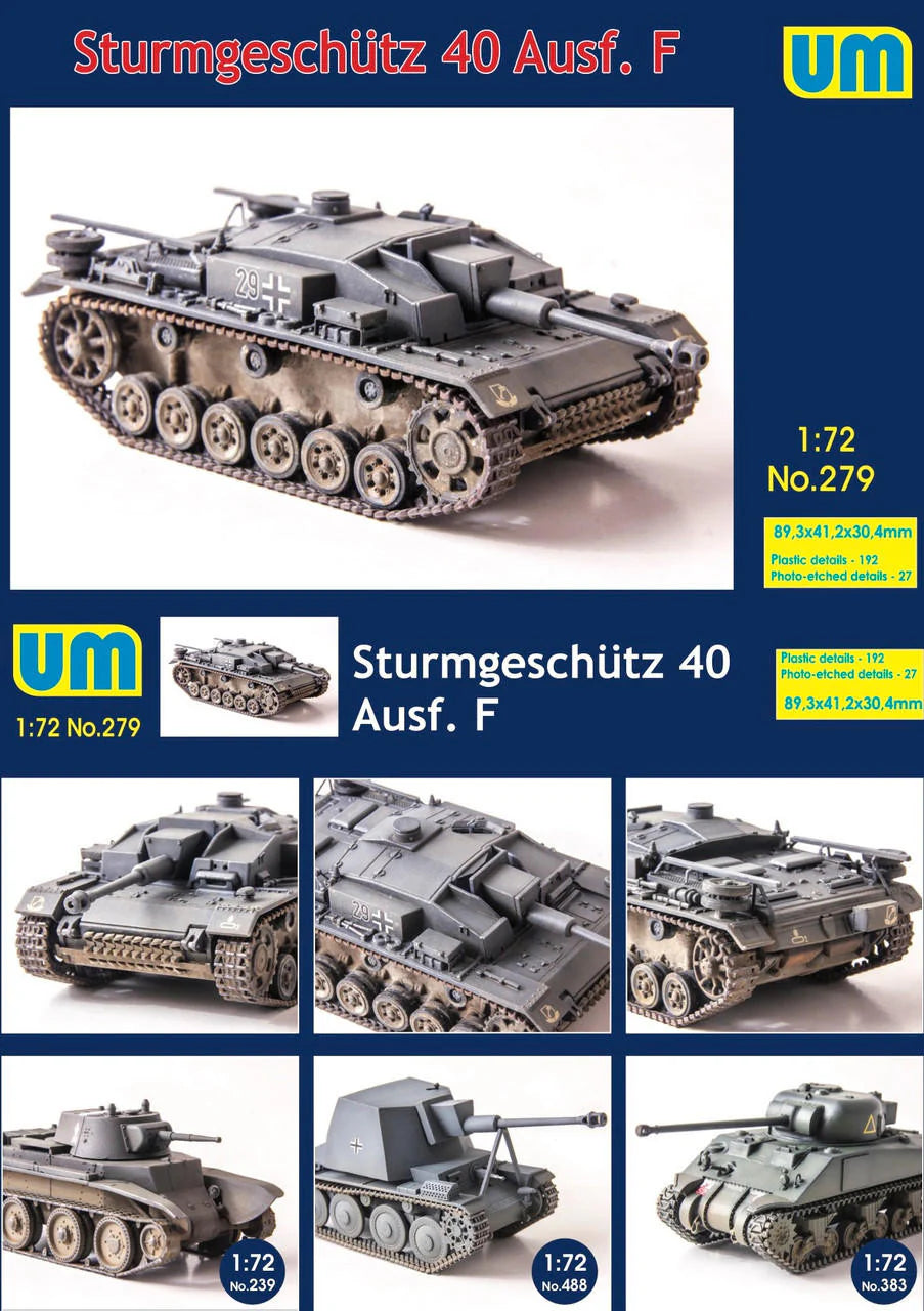 UM 1/72  Sd.Kfz. 142/1 Sturmgeschütz III Ausf. F (279)
